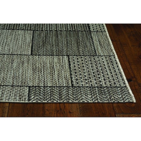 Palacedesigns 47 x 31 in. Grey Polypropylene Rug PA2627451